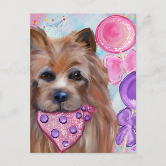 CARTE POSTALE TERRIER AUSTRALIEN   (Devant)