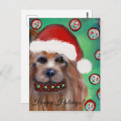 CARTE POSTALE TERRIER AUSTRALIEN (Devant / Derrière)