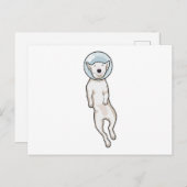 Carte Postale Térrier Bull Espace (Devant / Derrière)