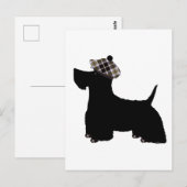 Carte Postale Terrier écossais (Devant / Derrière)