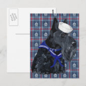 Carte Postale Terrier Écossais Marin (Devant / Derrière)