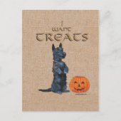 Carte Postale Terrier écossais s'assoit pour les cures ! (Devant)