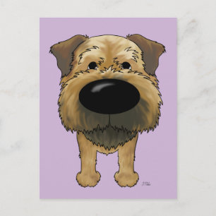 Carte Postale Terrier frontalier du gros nez