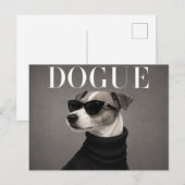 Carte Postale Térrier Jack Russell de luxe (Devant / Derrière)