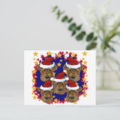 CARTE POSTALE TERRIERS AIRDALES (Debout devant)