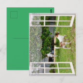 Carte Postale Terriers Fox Explorando O Jardim,  (Devant / Derrière)