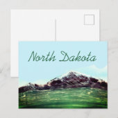 Carte Postale Territoire du Dakota du Nord (Devant / Derrière)