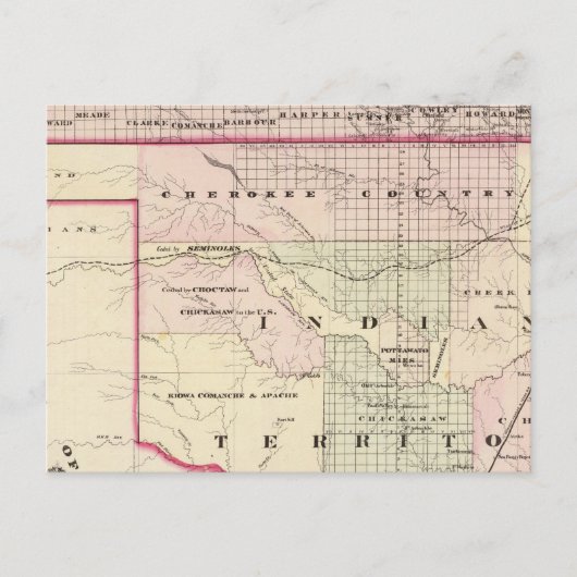 Carte Postale Territoire indien 2 (Devant)