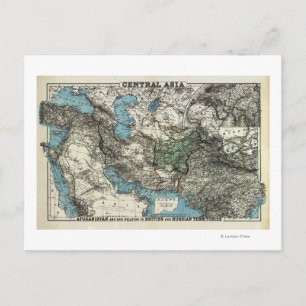 Carte Postale Territoires britannique et russe d'Afghanistan