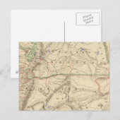 Carte Postale Territoires de Washington et de l'Oregon (Devant / Derrière)