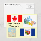 Carte Postale Territoires du Nord-Ouest Canada (Devant / Derrière)