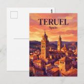 Carte Postale Teruel Espagne (Devant / Derrière)