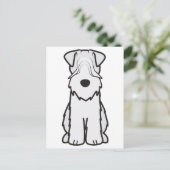 Carte Postale Tervueren Cartoon Chien Tervueren (Debout devant)