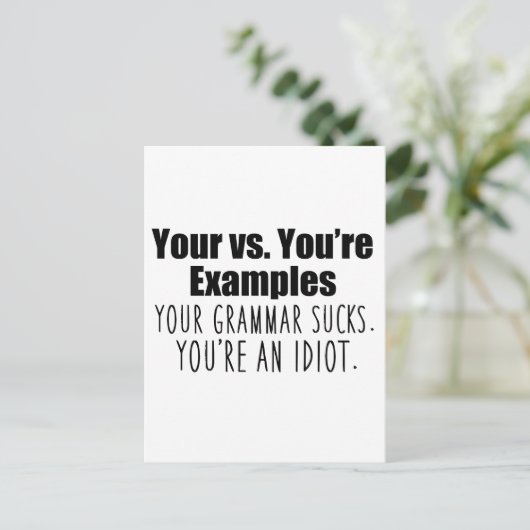 Carte Postale T'es (Debout devant)