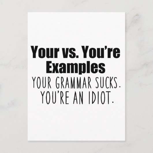 Carte Postale T'es (Devant)