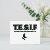 CARTE POSTALE TESIF (Debout devant)