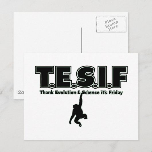 CARTE POSTALE TESIF (Devant / Derrière)