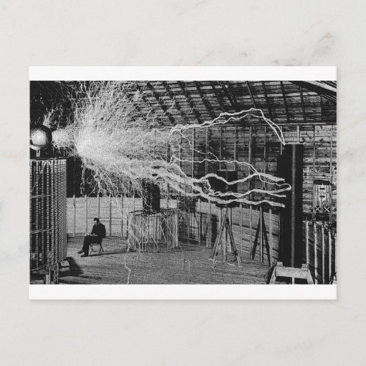 Carte Postale tesla (Devant)