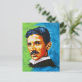 Carte Postale Tesla (Debout devant)