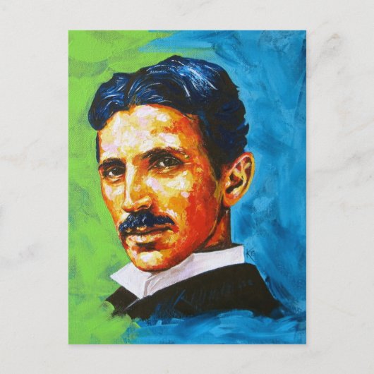 Carte Postale Tesla (Devant)