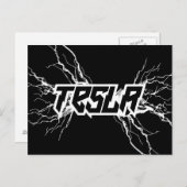 Carte Postale Tesla (Devant / Derrière)