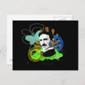 Carte Postale Tesla (Devant / Derrière)