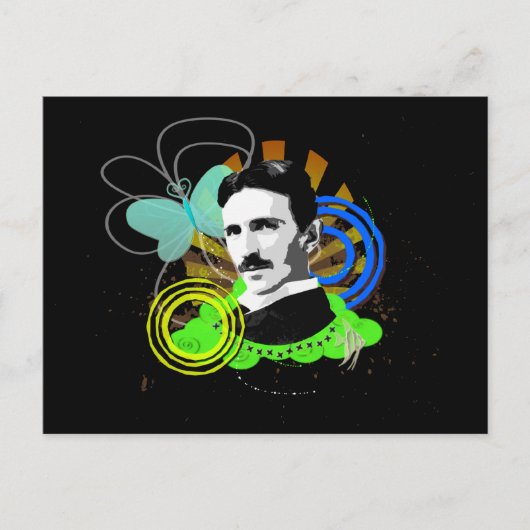 Carte Postale Tesla (Devant)