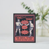 Carte Postale Tesla c. Edison (Debout devant)