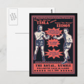 Carte Postale Tesla c. Edison (Devant / Derrière)