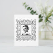 Carte Postale tesla dans une boîte (Debout devant)