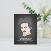 Carte Postale Tesla - Horreur (Debout devant)