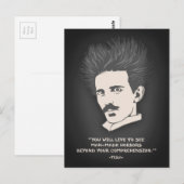 Carte Postale Tesla - Horreur (Devant / Derrière)