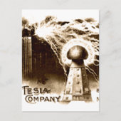 Carte Postale Tesla Letterhead (Devant)