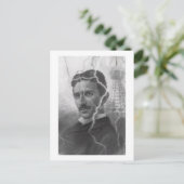Carte Postale Tesla, L'Homme Éclair (Debout devant)