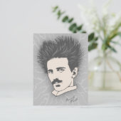 Carte Postale Tesla statique (Debout devant)