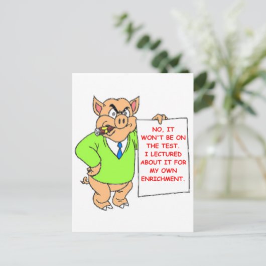 CARTE POSTALE TEST (Debout devant)