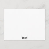 Carte Postale test (Devant)