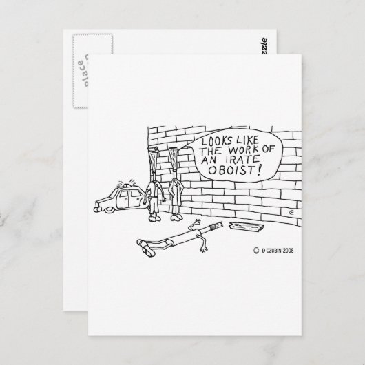 Carte Postale Test au mur (Devant / Derrière)