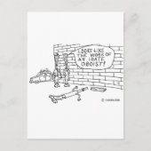 Carte Postale Test au mur (Devant)