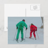 Carte Postale Test de la neige (Devant / Derrière)