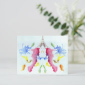 Carte Postale Test Inkblot Rorschach (Debout devant)