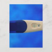 Carte Postale Test positif de grossesse (Devant)