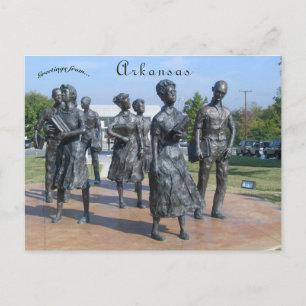 Carte Postale Testament Little Rock Nine Little Rock Arkansas