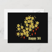 Carte Postale Tet Hoa Mai (Devant / Derrière)