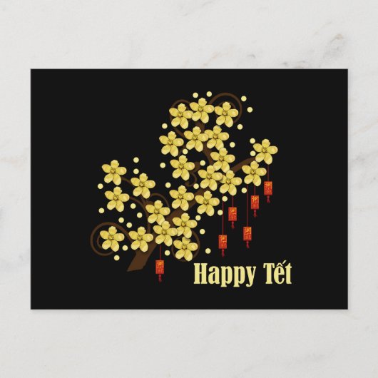 Carte Postale Tet Hoa Mai (Devant)