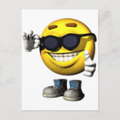 Carte Postale tête cool (Devant)