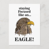 Carte Postale Tête d'Aigle Royal (Devant)
