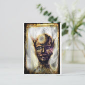 Carte Postale Tête d'araignée (Debout devant)