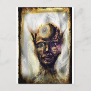 Carte Postale Tête d'araignée