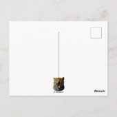 Carte Postale Tête d'attaque du léopard (Dos)